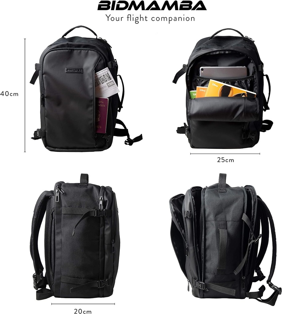 BidMamba Mochila Viaje Cabina
